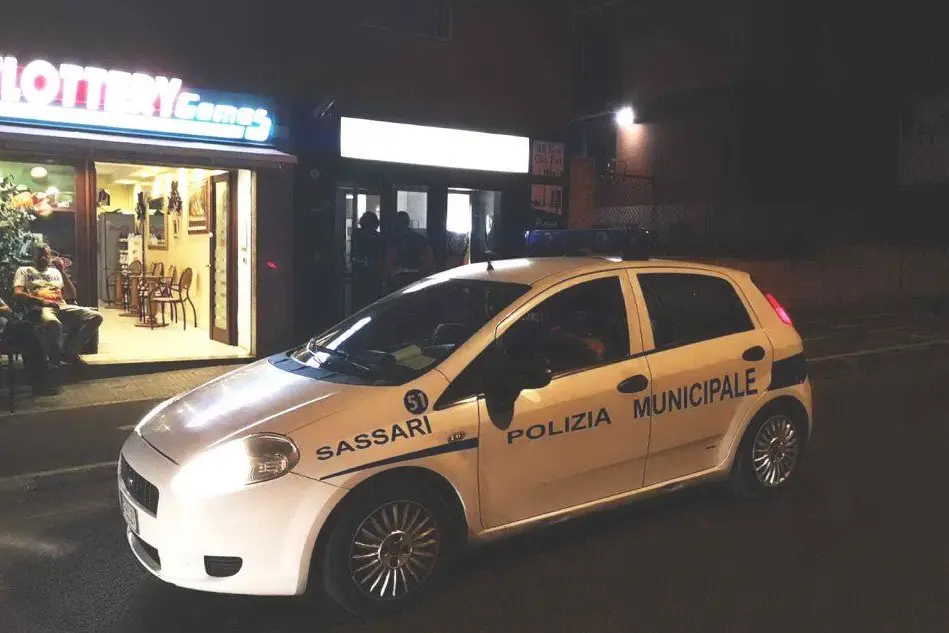 (Foto Polizia municipale Sassari)