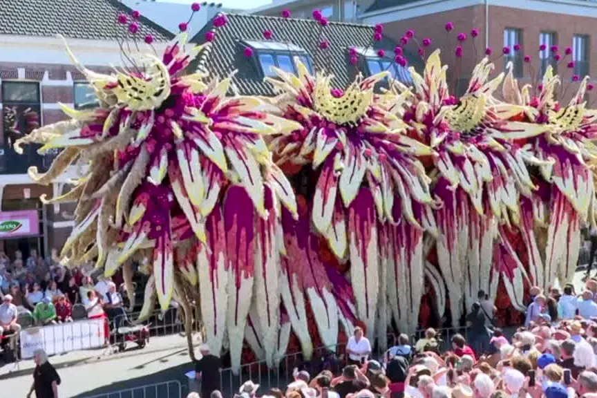 Olanda, la gigantesca e coloratissima parata di fiori di Zundert