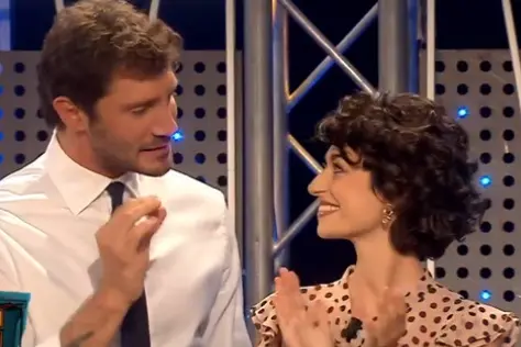 Giuseppina Sedda ad &quot;Affari tuoi&quot; (foto da frame video)