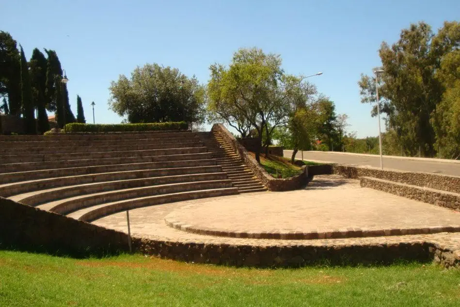 L'anfiteatro (foto L'Unione Sarda - Pala)