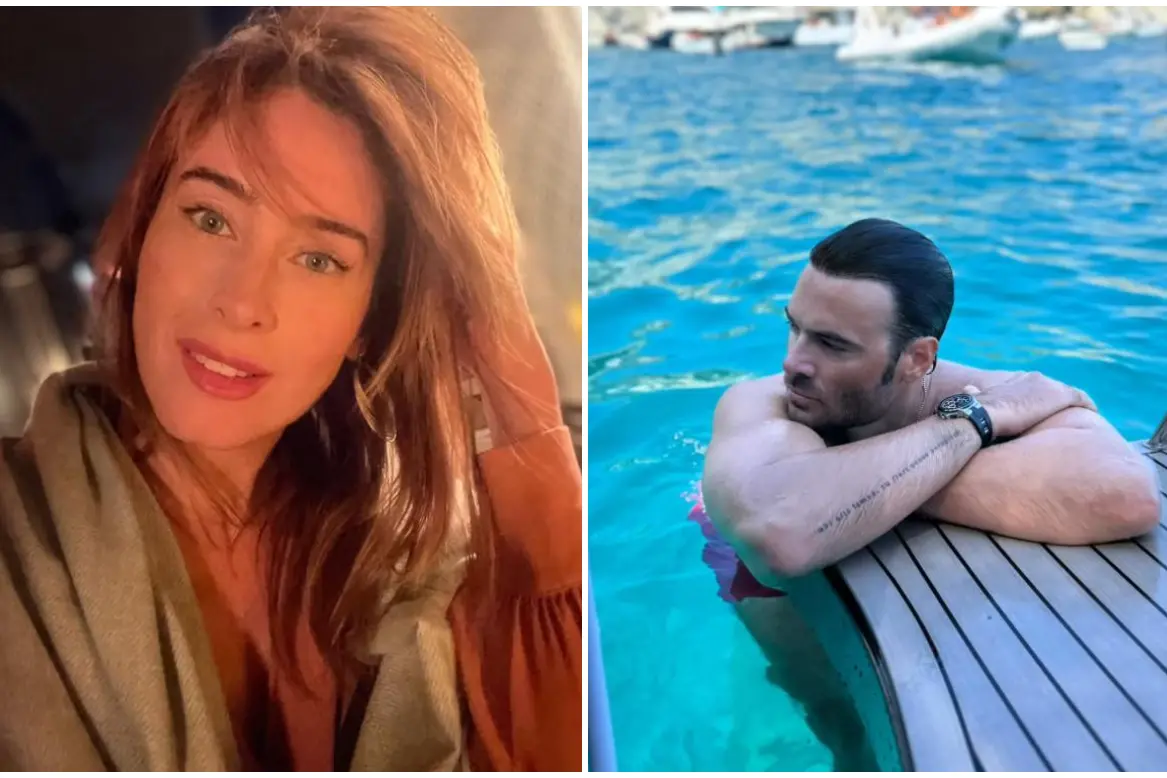Maria Elena Boschi e Giulio Berruti (foto Instagram)
