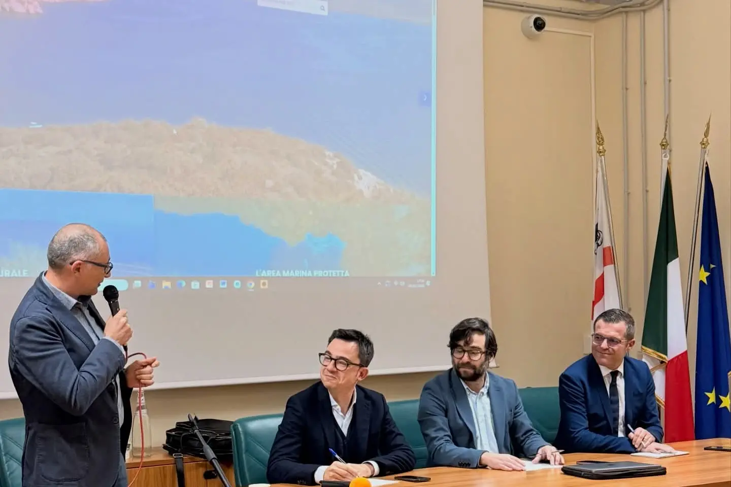 L'incontro a Casa Gioiosa, sede del Parco di Porto Conte
