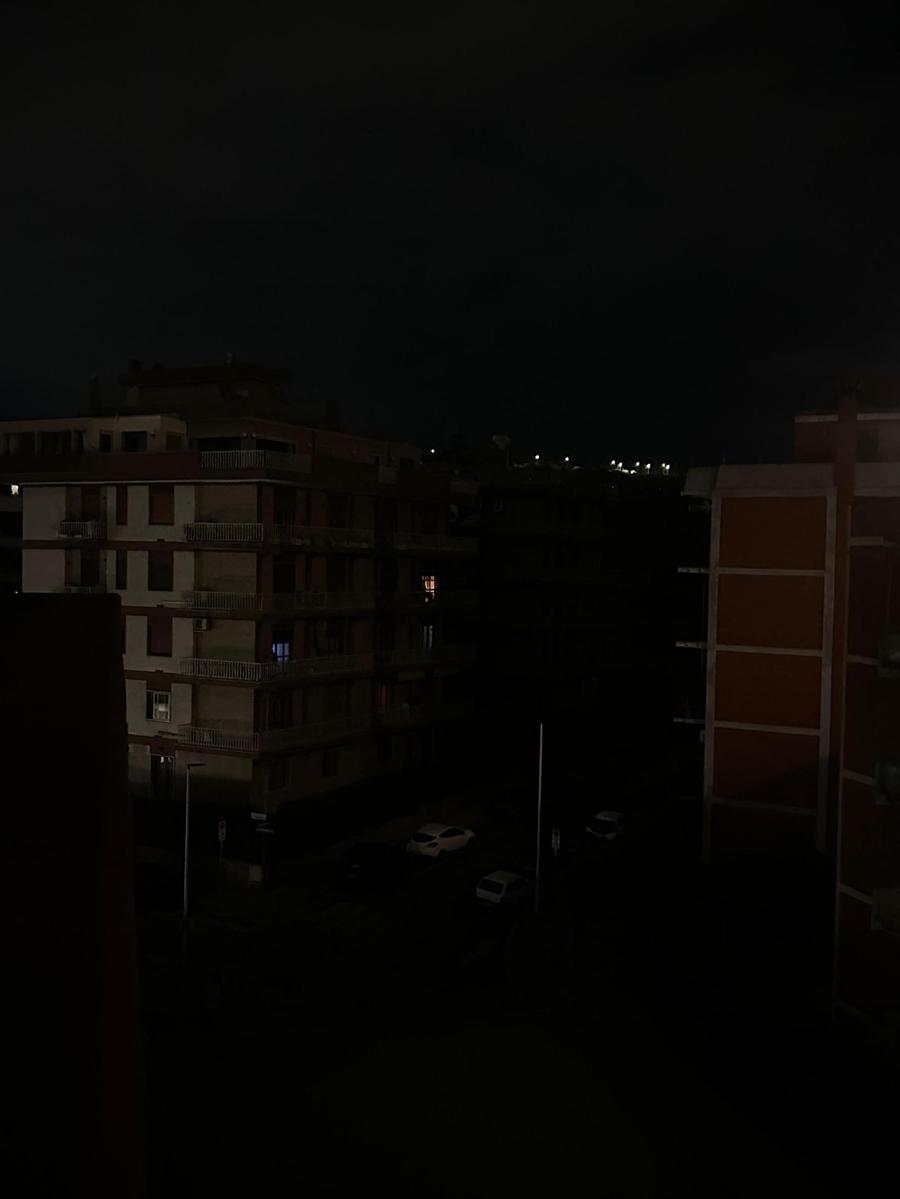 Cagliari al buio dopo la pioggia, blackout a Monte Urpinu