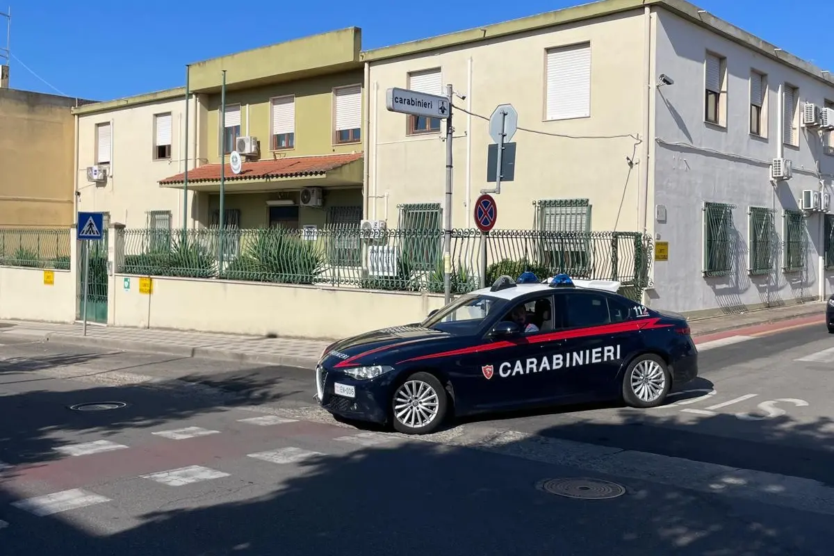 La caserma dei carabinieri di Dolianova