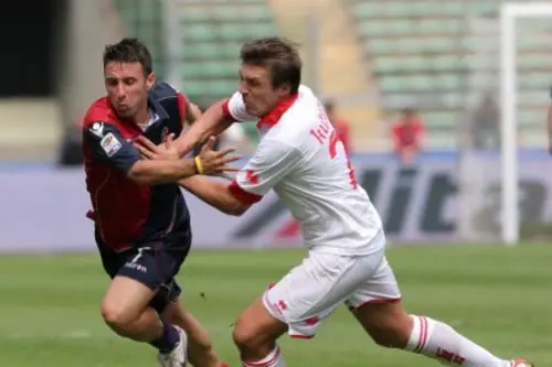 Immagini del match tra Bari e  Cagliari