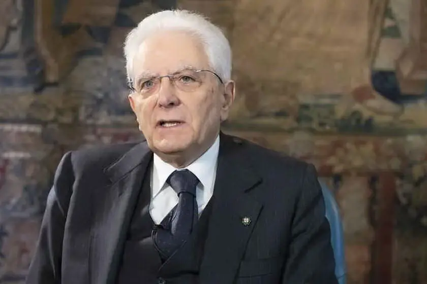 Il presidente della Repubblica Sergio Mattarella (archivio L'Unione Sarda)