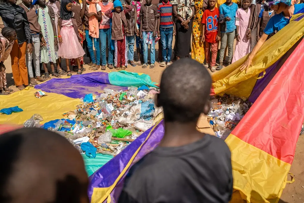 La gara di Plogging svolta in Senegal (foto concessa)