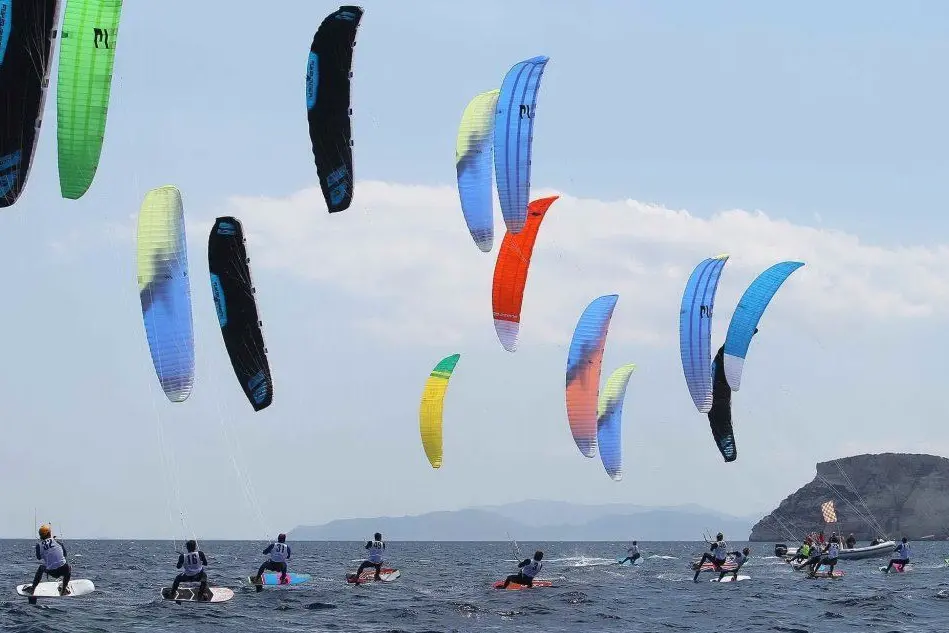 Kite-surf (Archivio L'Unione Sarda)