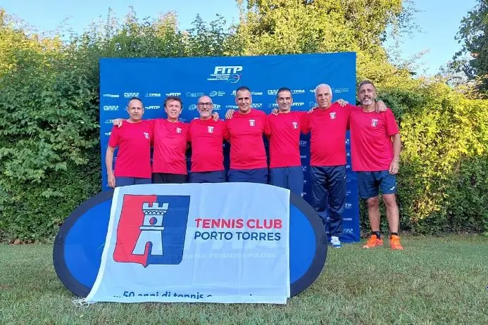 La squadra del Tc Porto Torres (foto concessa)