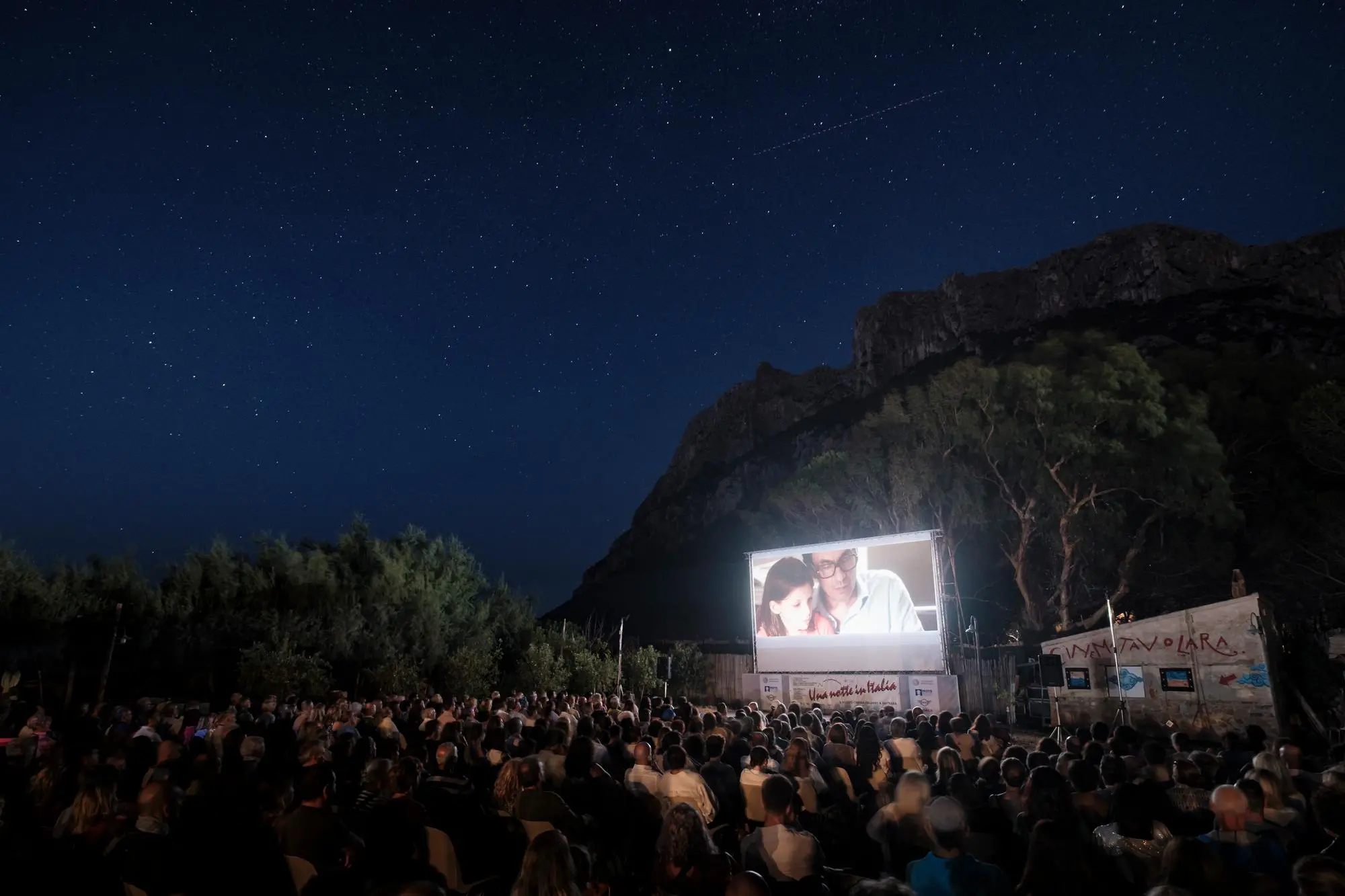 L’arena del Cinema Tavolara (foto Andrea Mignogna)