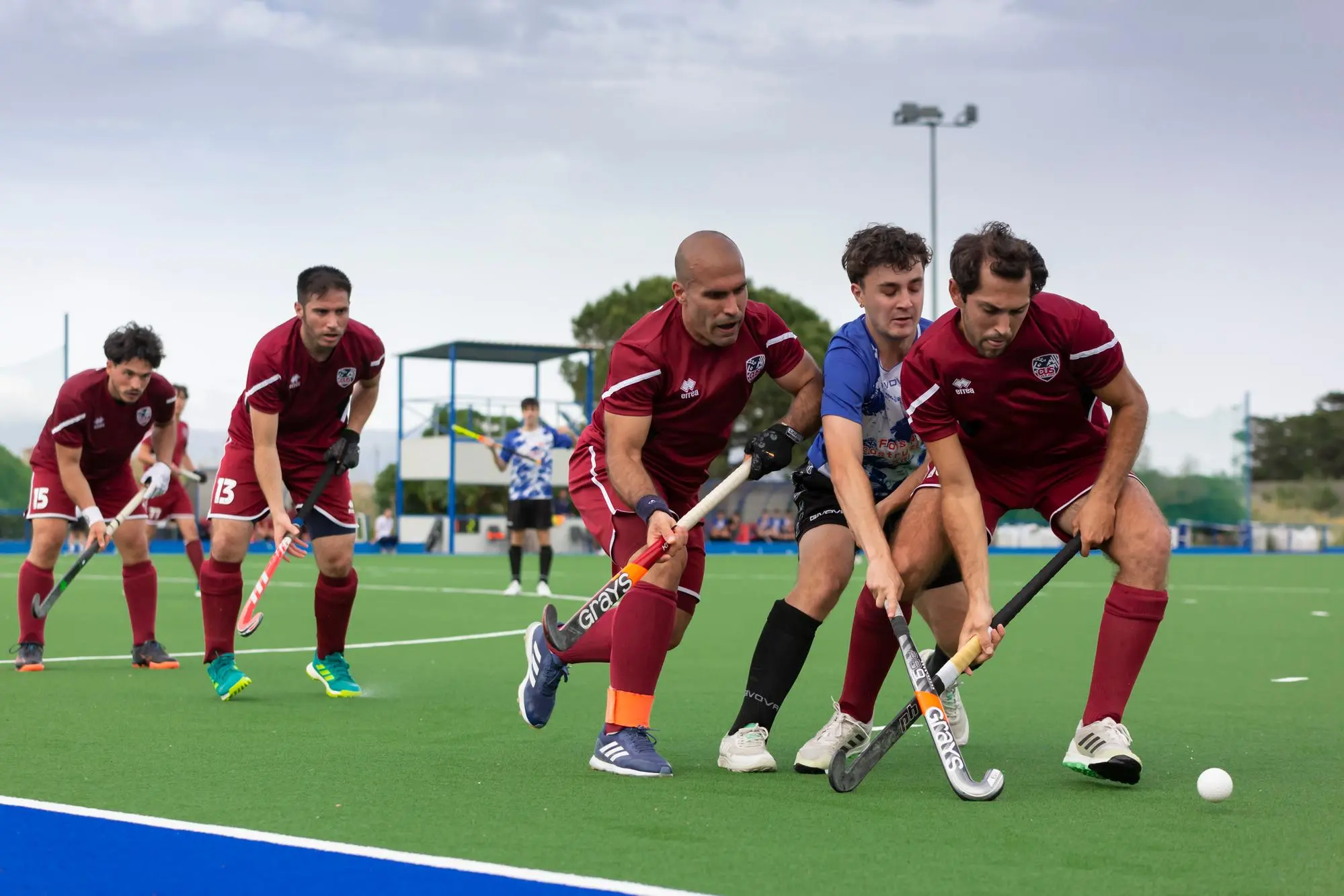 Una fase di gioco del derby della serie A1 tra Cus Cagliari e HT Sardegna, disputato sabato scorso (Foto Carla D'Alberto)