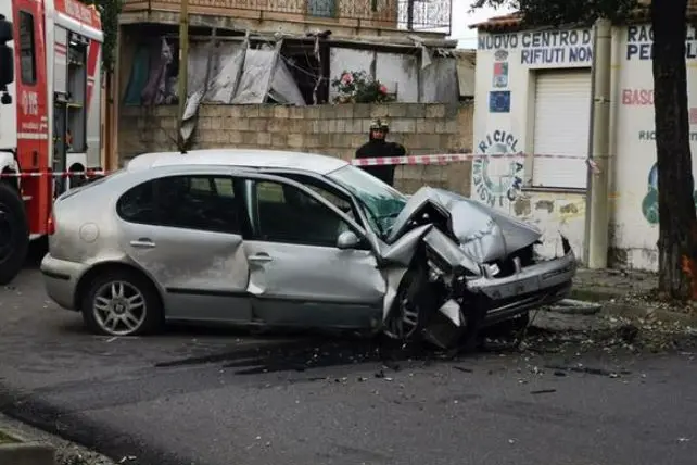 The scene of the accident (Photo Pinna)