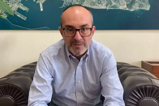 Il sindaco Paolo Truzzu (foto da frame video)