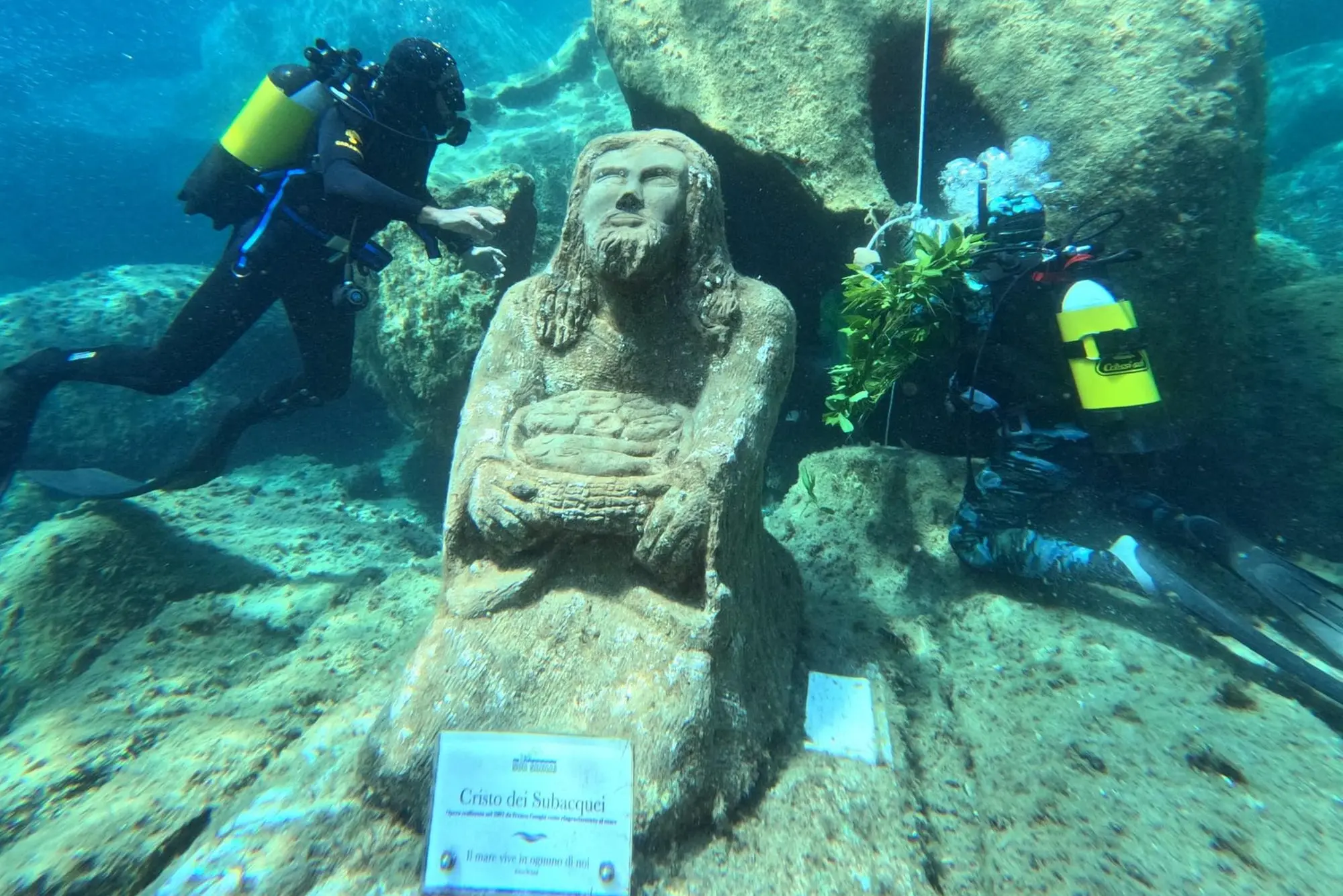 Cristo dei sub a Torre delle stelle
