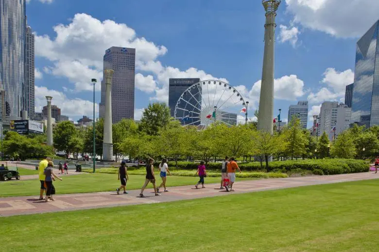 Il Centennial Olympic Park di Atlanta