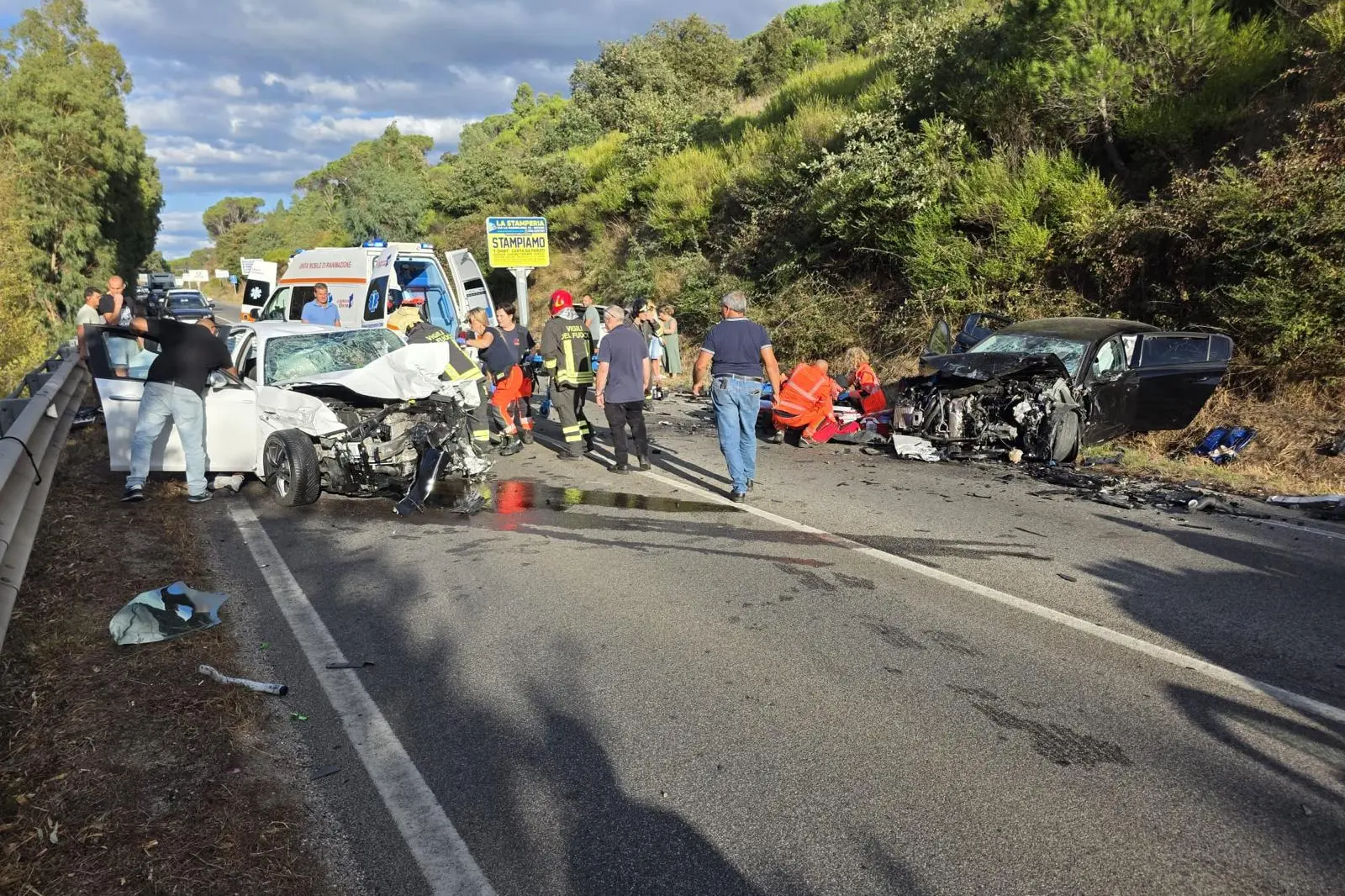 Un recente incidente mortale alle porte di Nuoro
