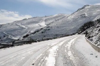 La neve cade sul Bruncuspina