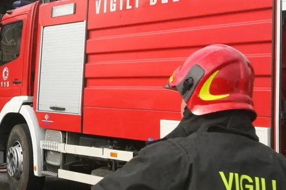 Intervento dei vigili del fuoco