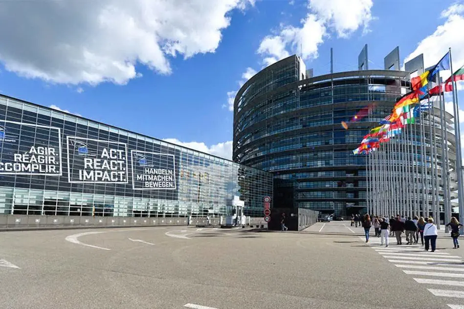 La sede del parlamento europeo a Strasburgo