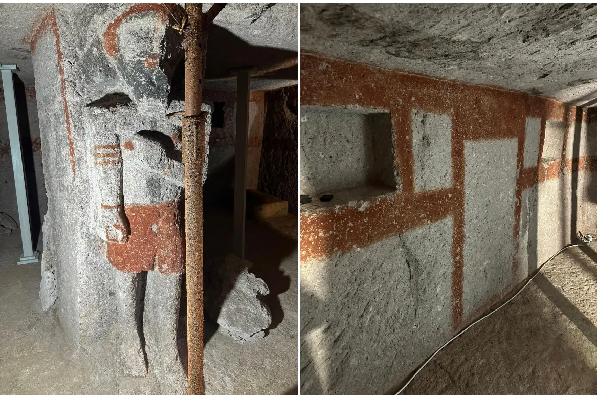 La "Tomba dell'Egizio" (foto da Facebook)