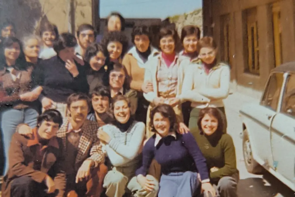 Isili, lo scatto del 1976