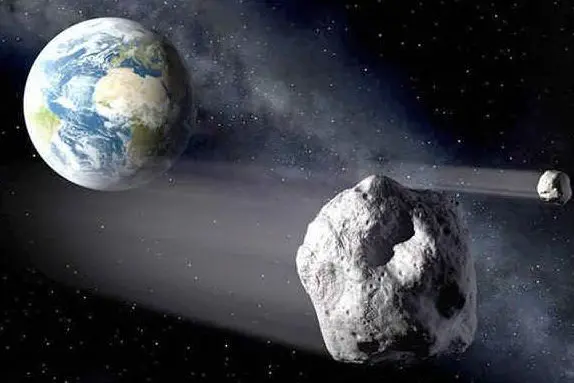 Un asteroide (Ansa)