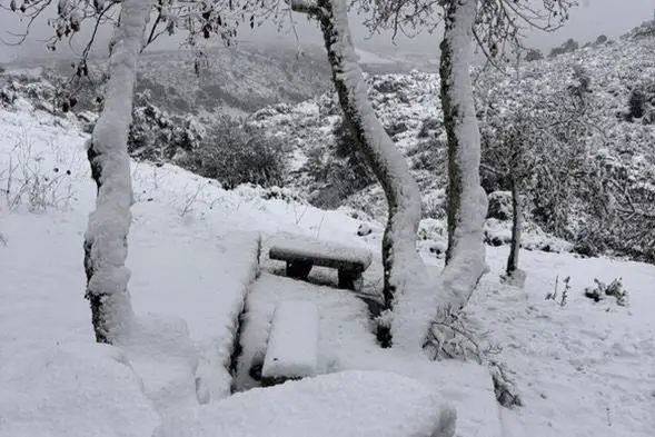 Neve a Silius (Foto: Maria Melis)