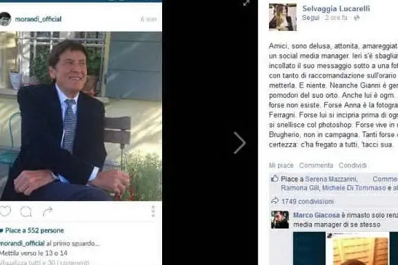 Il post pubblicato su Facebook