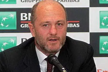 L'ex tennista sardo Angelo Binaghi