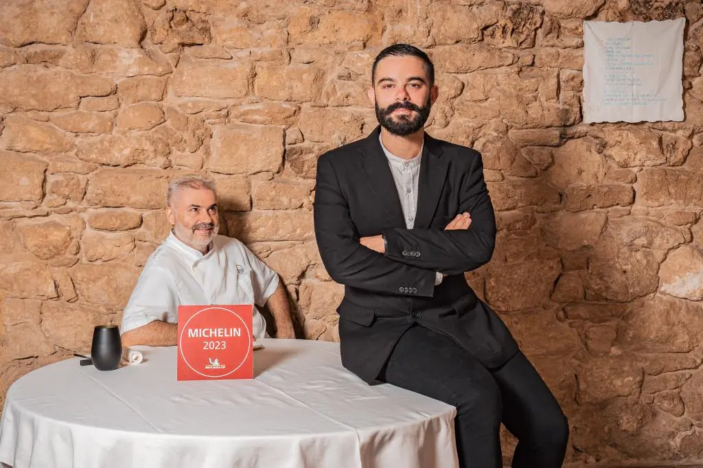Danilo Delrio con il padre Tonino del ristorante Musciora (foto Fiori)