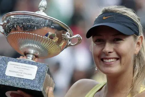 Maria Sharapova regina di Roma