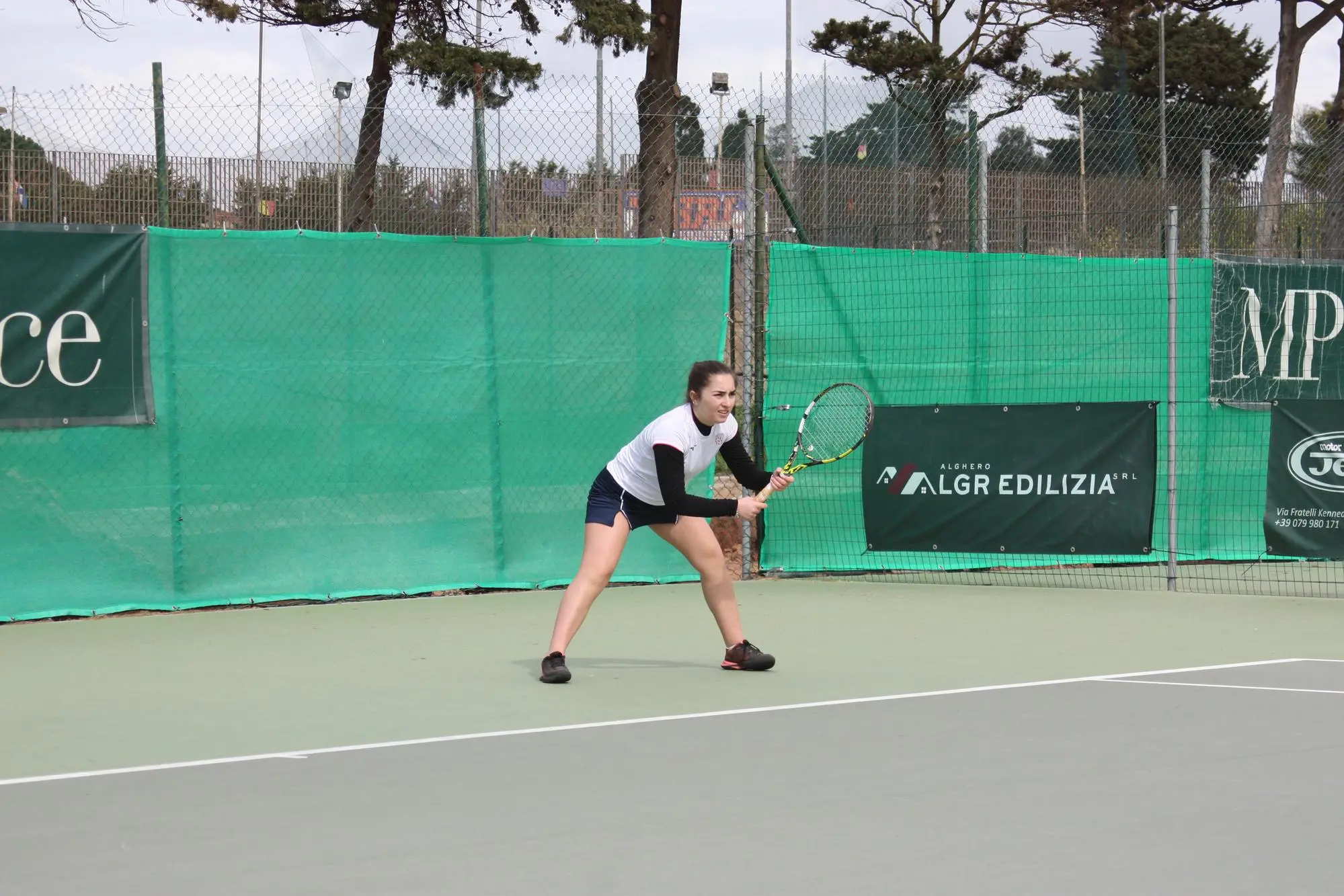 Francesca Paolinelli del Tc Cagliari B femminile (foto Antonio Burruni)