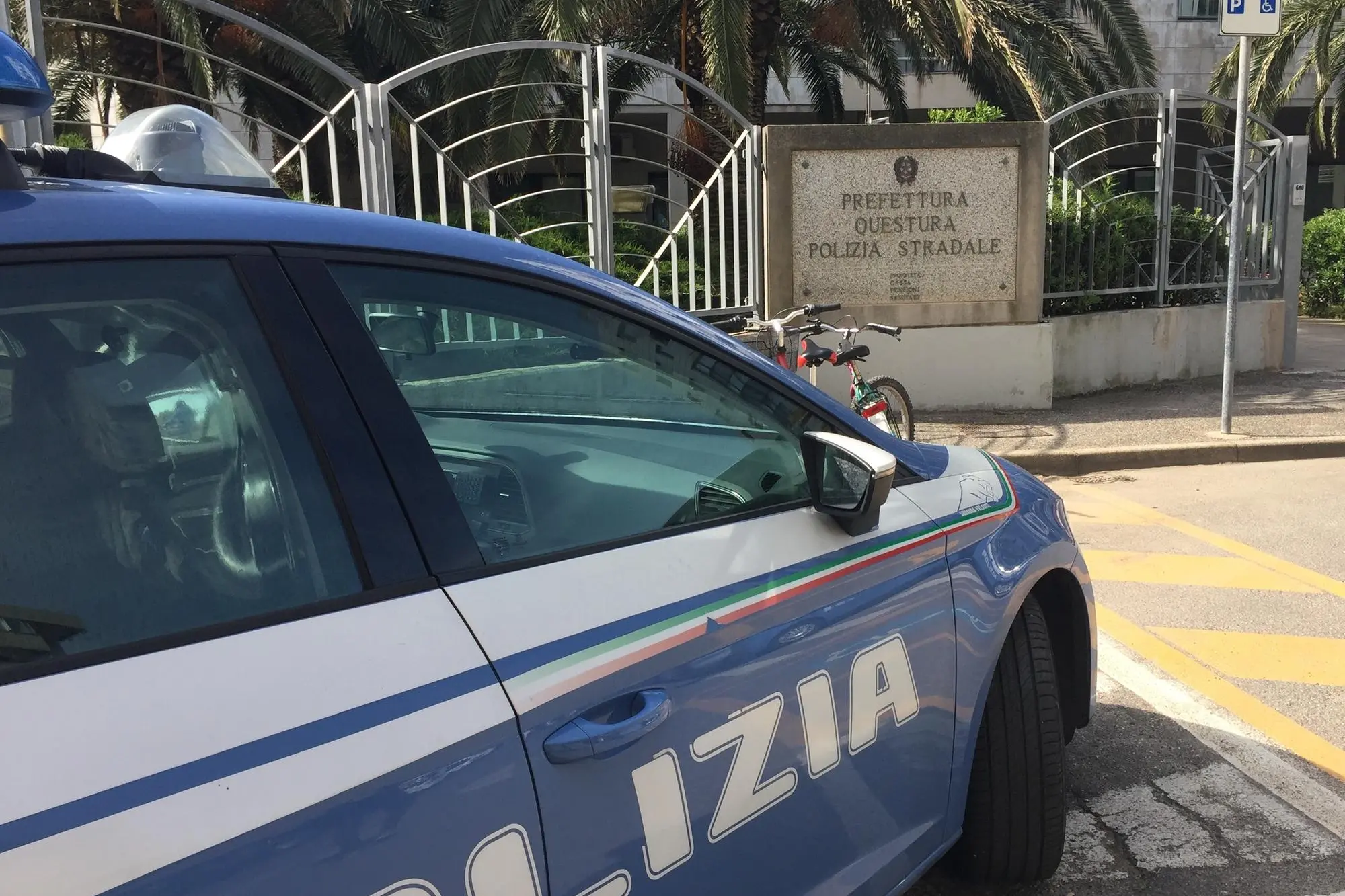 Polizia a Oristano