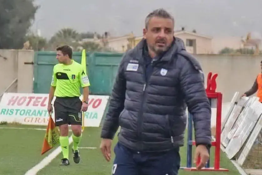 L'allenatore del Budoni Raffaele Cerbone (archivio L'Unione Sarda)