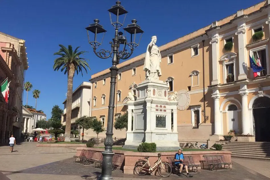Piazza Eleonora, Oristano (L'Unione Sarda - Sanna)