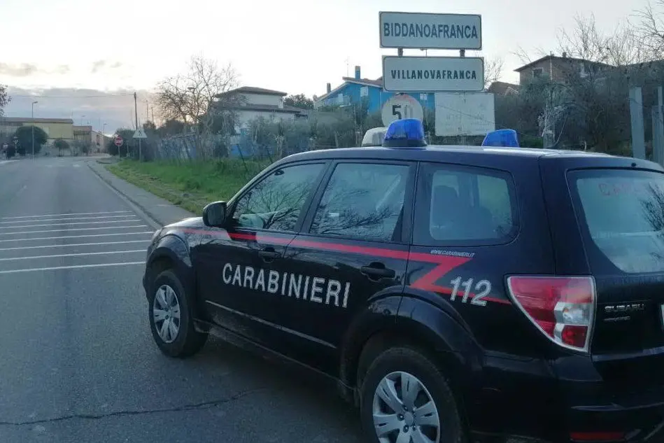 I carabinieri sulla statale 197