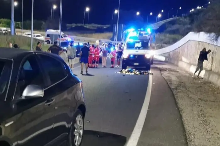 L'incidente ad Alghero (Ansa - Garofalo)