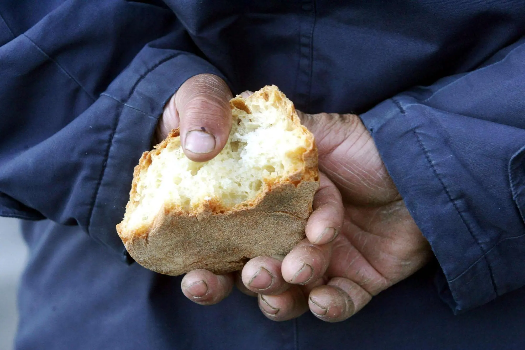 Un’ immagine simbolo di povertà