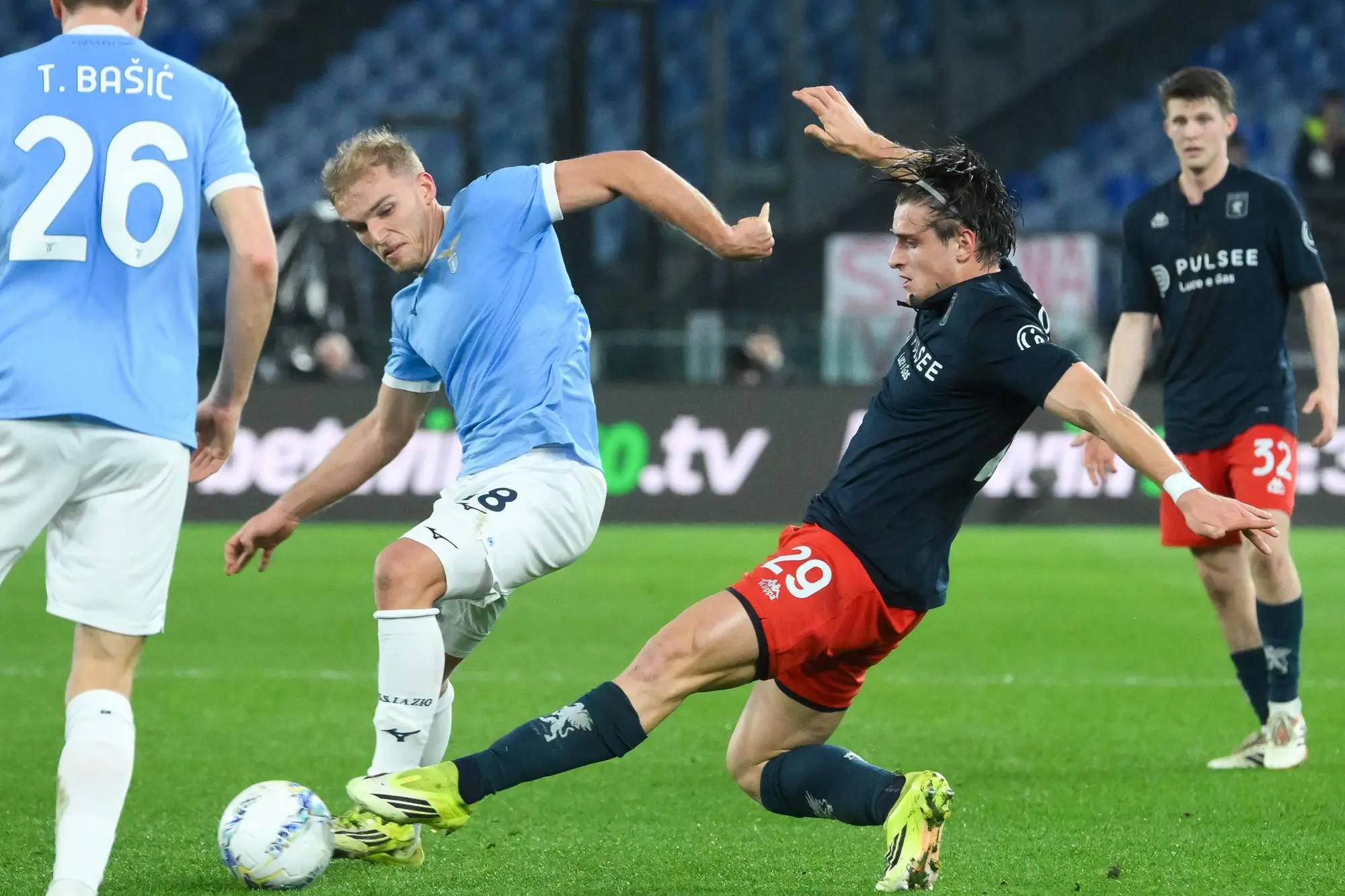 Lazio - Genoa (foto Ansa)