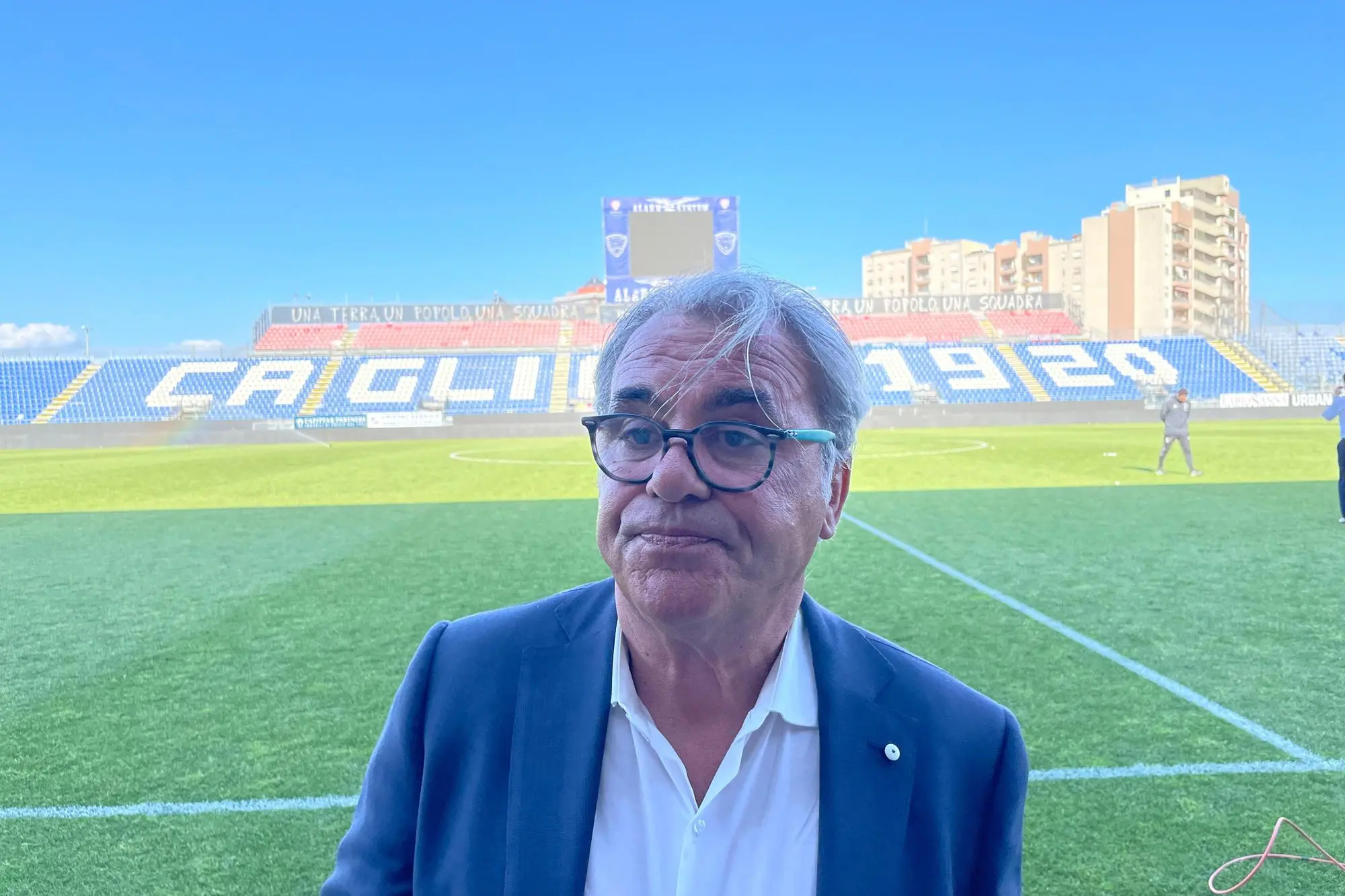 L'allenatore Bernardo Mereu (foto Spignesi)