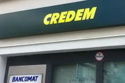 Una filiale Credem (archivio L'Unione Sarda)
