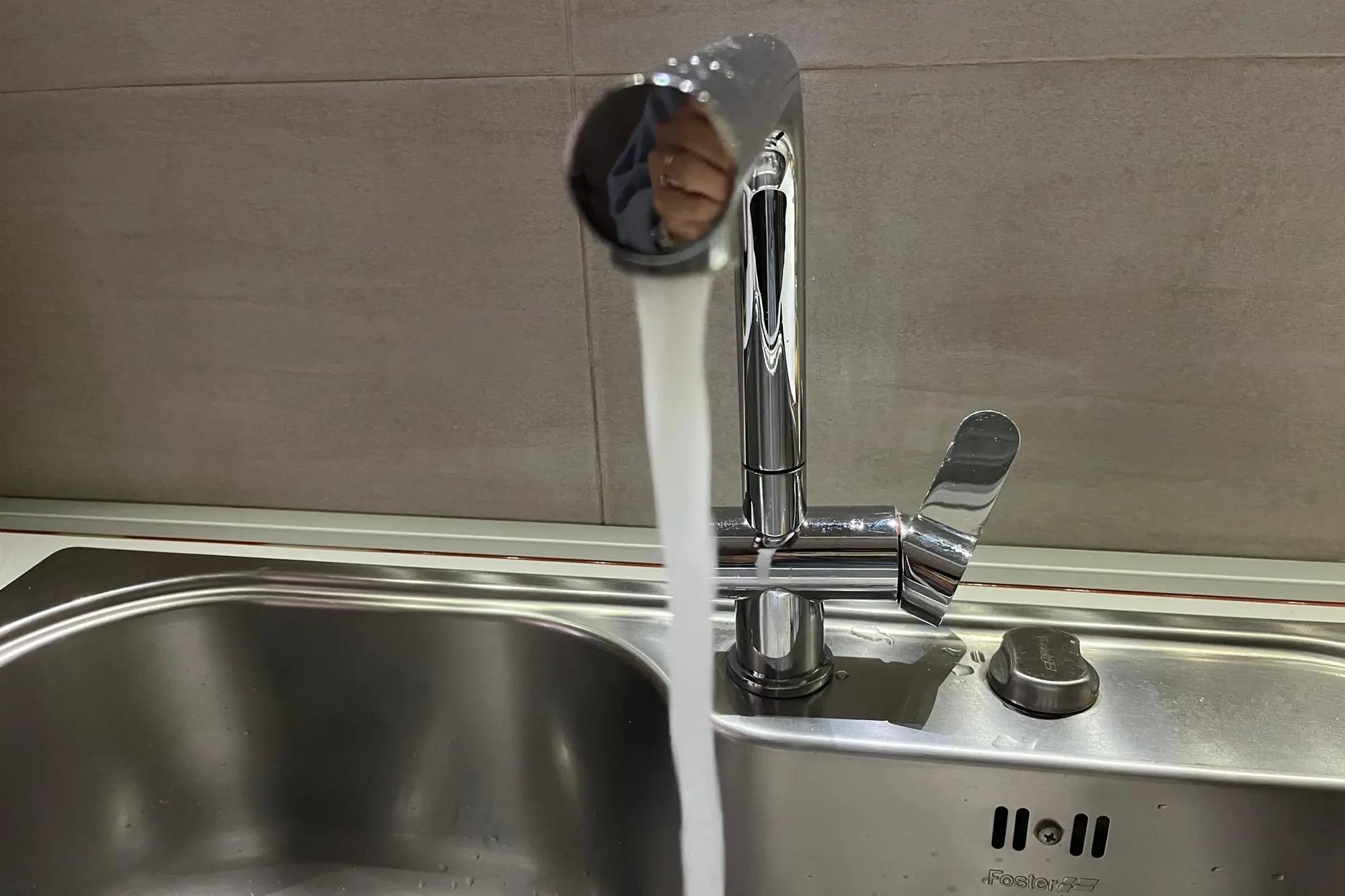 Un lavandino (Foto Sara Pinna)