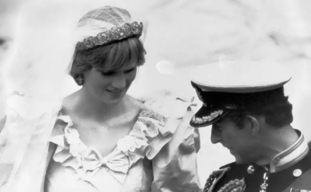 Nel giorno del matrimonio con Diana, nel 1981