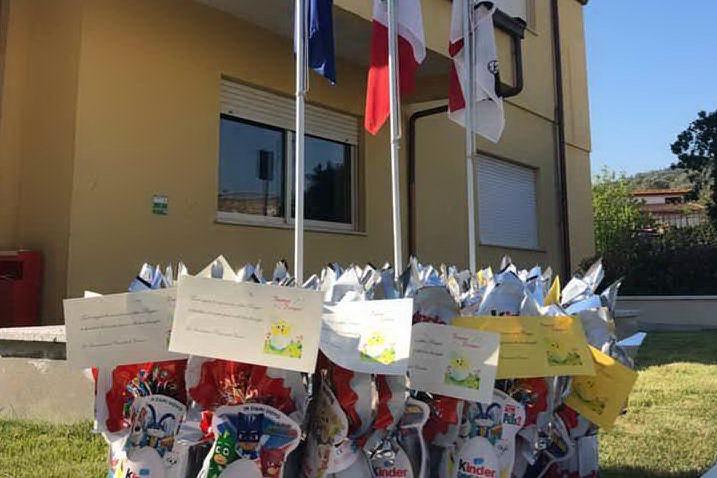 A Curcuris il Comune ha donato l'uovo pasquale a bambini e ragazzi
