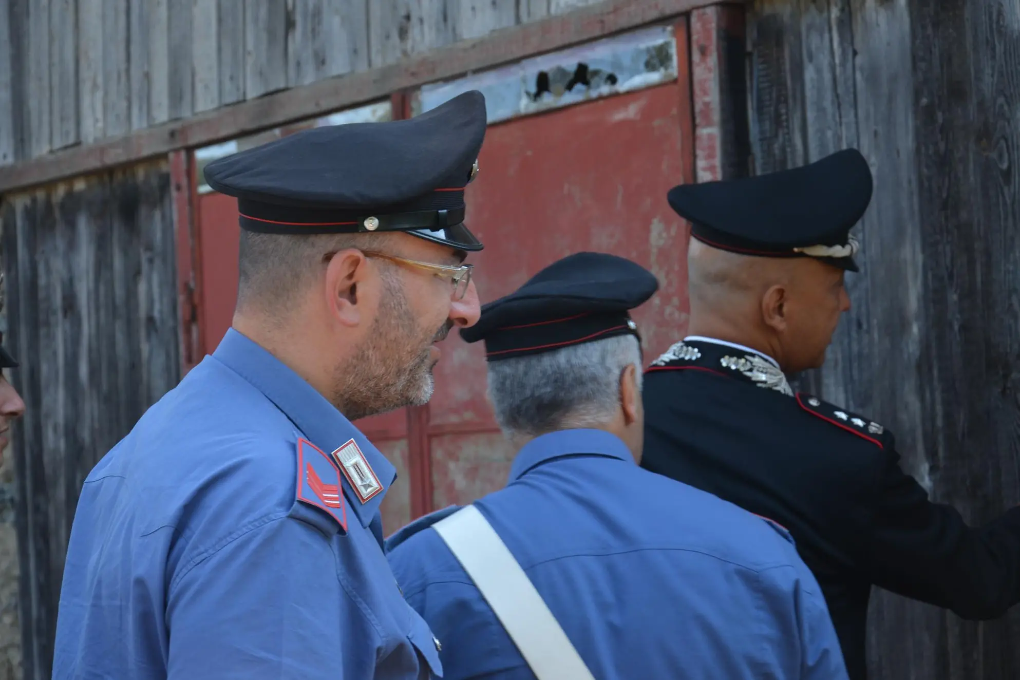 In Schwierigkeiten, Dieb von Sanluri zu belästigen (Foto Carabinieri)