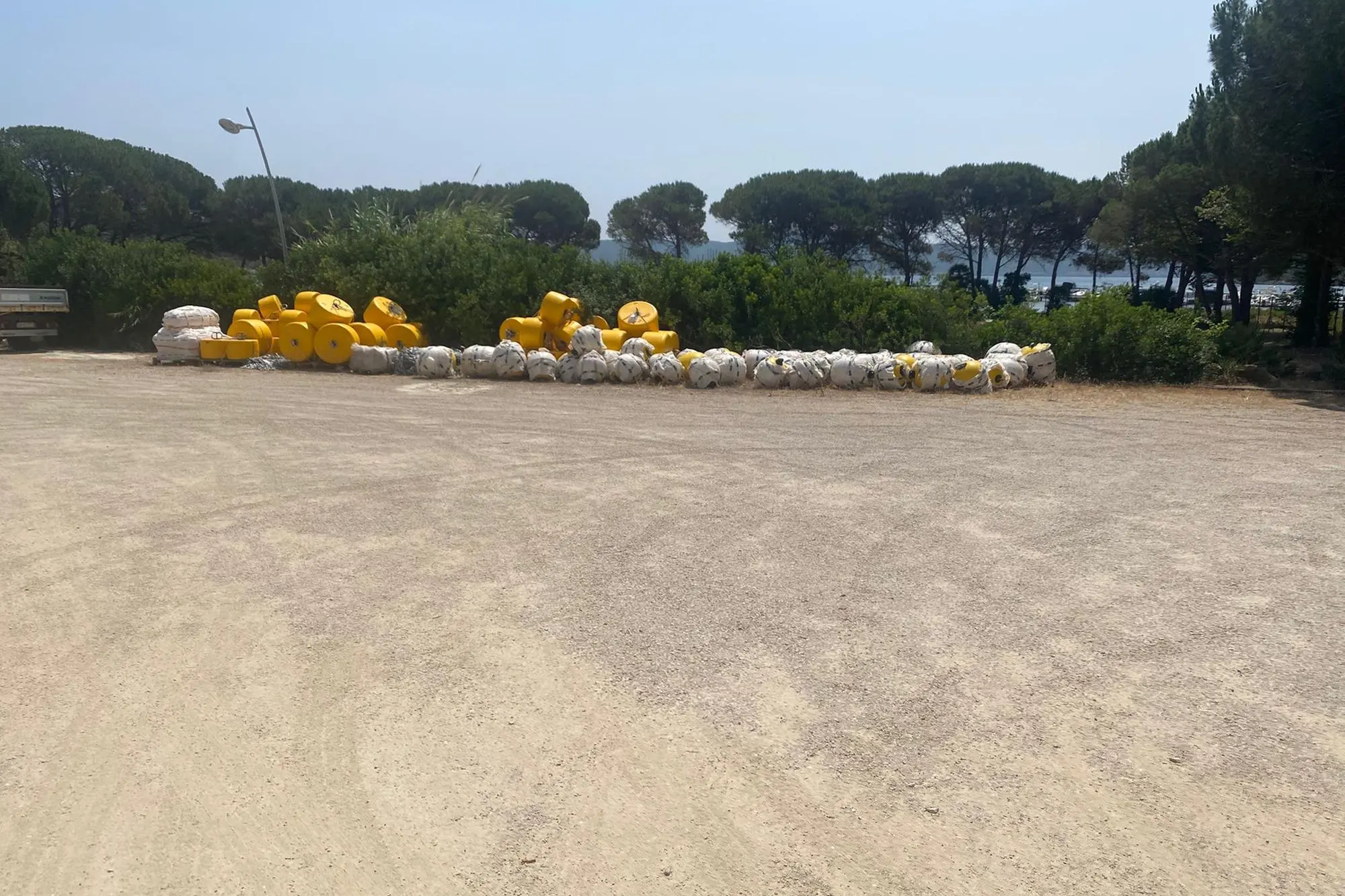 Le boe pronte per l'installazione