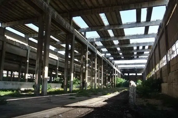 L'interno della fabbrica Ferriera (foto M.Pala)
