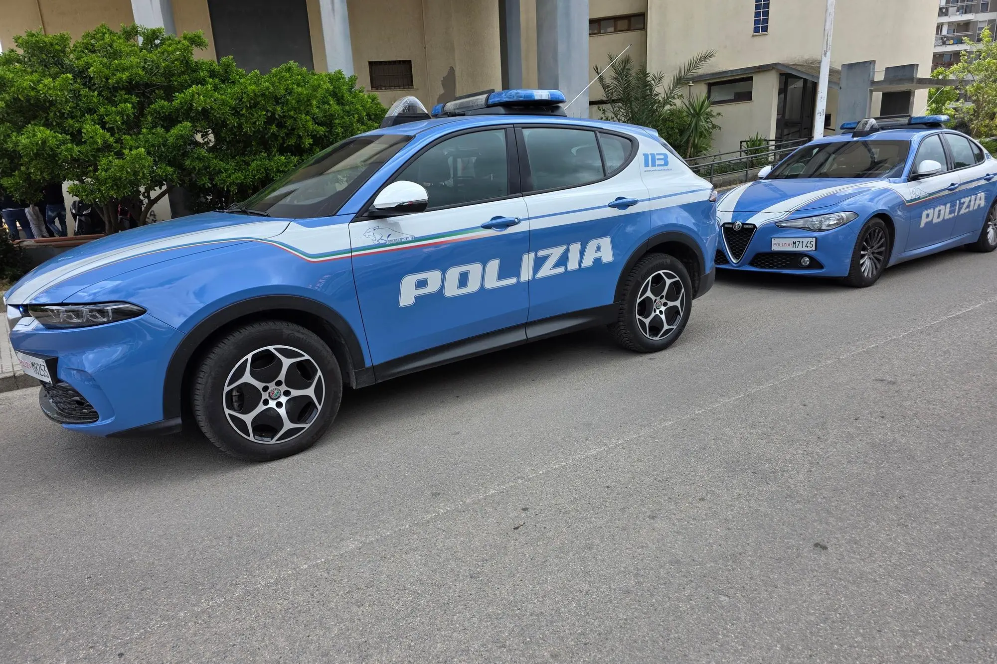 Polizia di Stato sul luogo del ritrovamento (Floris)