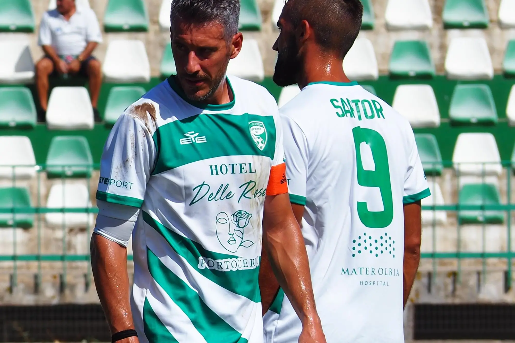 Danilo Bonaquisti, capitano dell'Arzachena