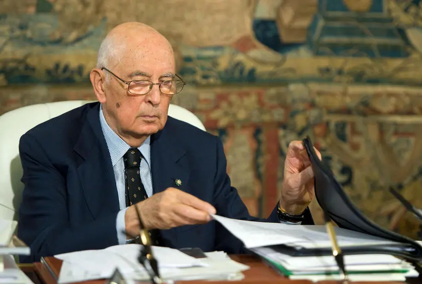 Il presidente della Repubblica, Giorgio Napolitano (Ansa)